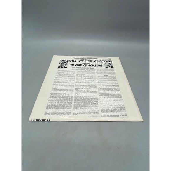 The Guns of Navarone vinyl record Columbia Pictures Gregory Peck Anthony READ - Picture 4 of 4